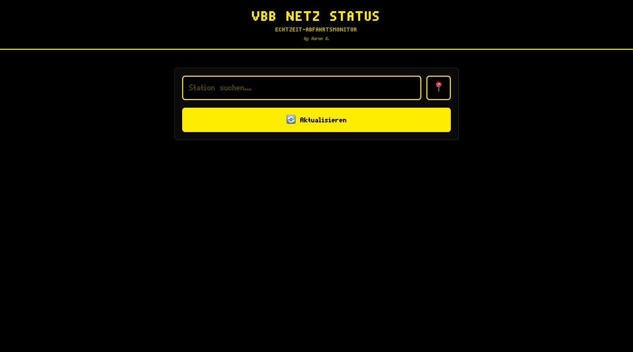 VBB Status (WebApp)